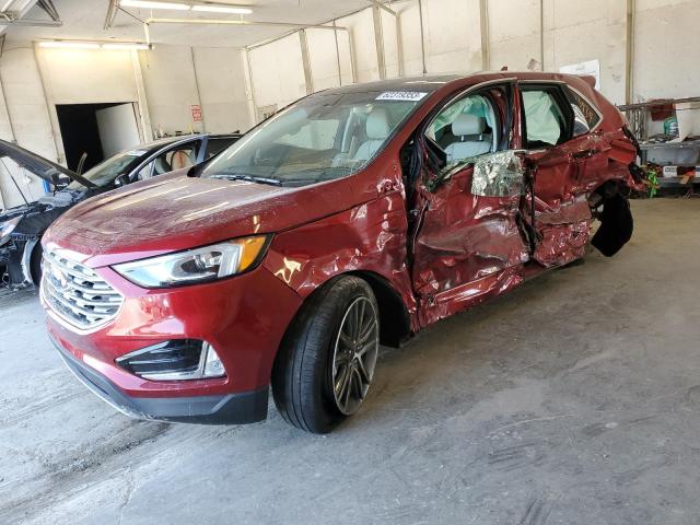 FORD EDGE TITAN 2019 with VIN 2FMPK3K90KBB66716 - Photo from auction