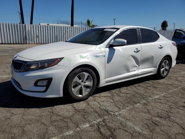 KIA OPTIMA HYB 2015 with VIN KNAGM4AD9F5085599 - Photo from auction