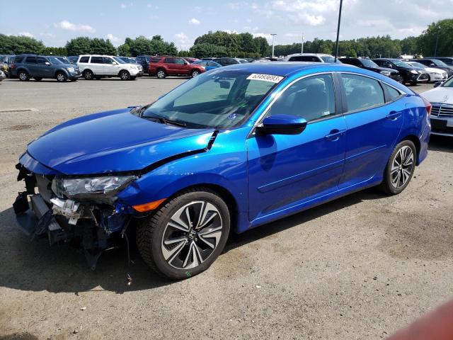 HONDA CIVIC EX 2018 with VIN 19XFC1E37JE003447 - Photo from auction