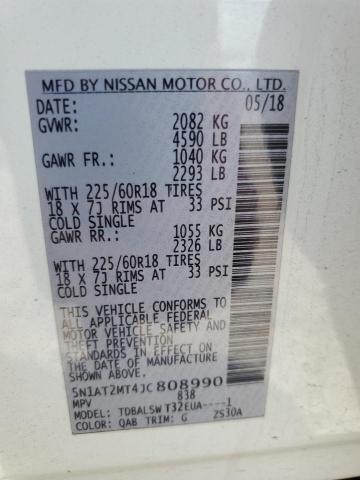 Photo 14 from auction – 2018 NISSAN ROGUE with VIN 5N1AT2MT4JC808990