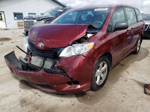 TOYOTA SIENNA 2011 with VIN 5TDZK3DC0BS055068 - Photo from auction
