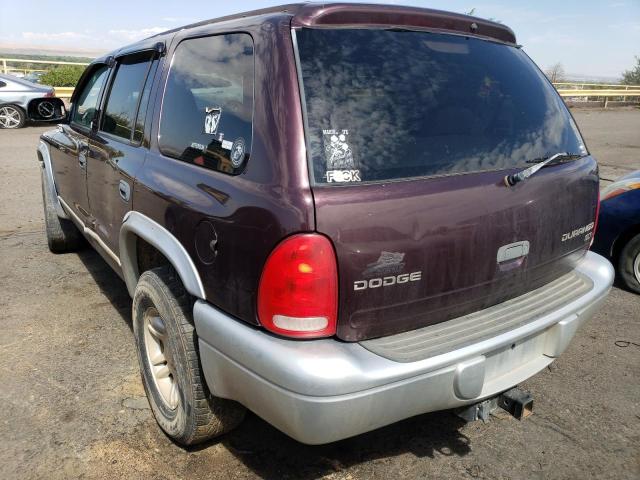 Photo 2 from auction – 2003 DODGE DURANGO SL with VIN 1D4HS58NX3F592585