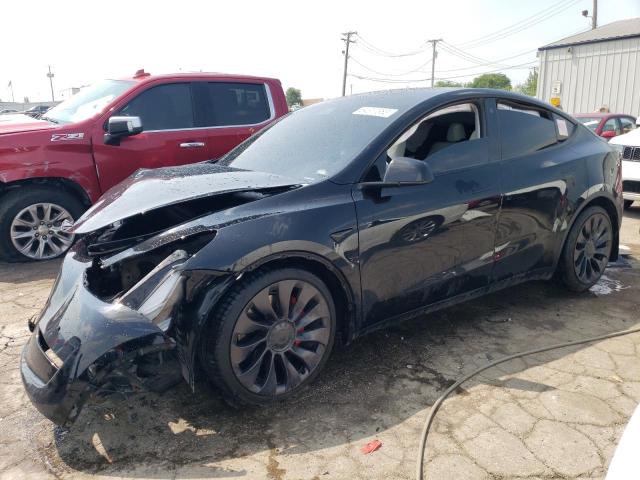 TESLA MODEL Y 2022 with VIN 7SAYGDEF9NF320271 - Photo from auction