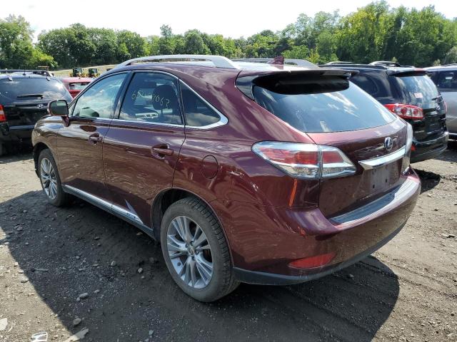 Photo 2 from auction – 2014 LEXUS RX 450 with VIN JTJBC1BA6E2453012