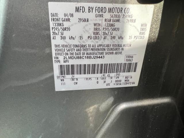 صورة رقم 10 من المزاد - 2008 LINCOLN MKX مع VIN 2LMDU88C18BJ29443