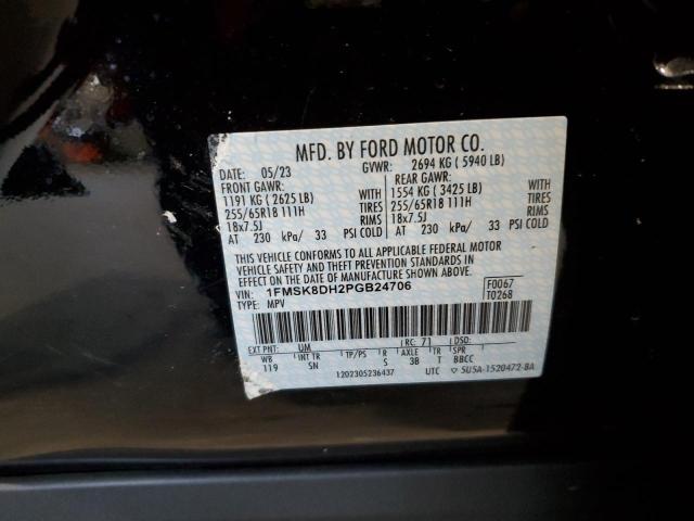 Photo 14 from auction – 2023 FORD EXPLORER X with VIN 1FMSK8DH2PGB24706