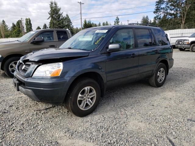 HONDA PILOT EX 2005 with VIN 2HKYF18475H506160 - Photo from auction