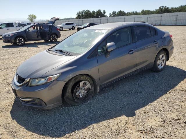 HONDA CIVIC LX 2013 with VIN 19XFB2F55DE223568 - Photo from auction