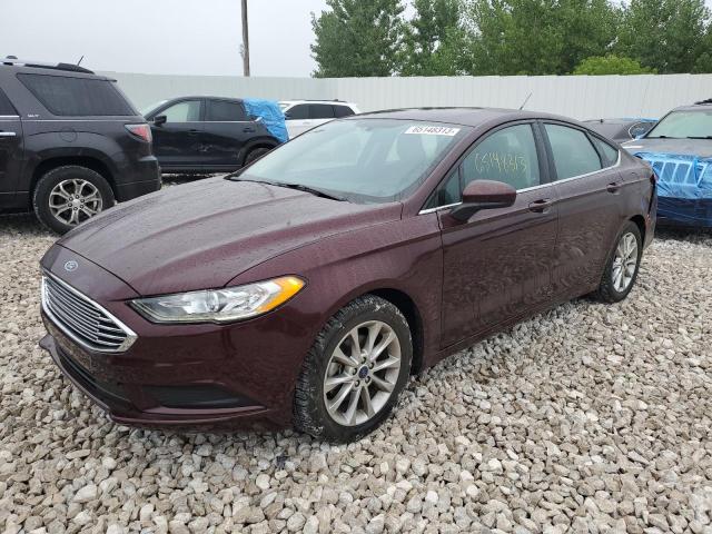 FORD FUSION SE 2017 with VIN 3FA6P0H75HR282970 - Photo from auction
