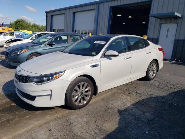 KIA OPTIMA EX 2018 with VIN 5XXGU4L37JG232398 - Photo from auction