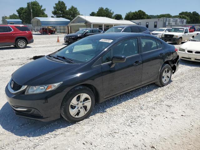 HONDA CIVIC LX 2015 with VIN 19XFB2F56FE118430 - Photo from auction