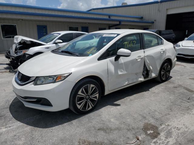 HONDA CIVIC LX 2015 with VIN 19XFB2F54FE073357 - Photo from auction