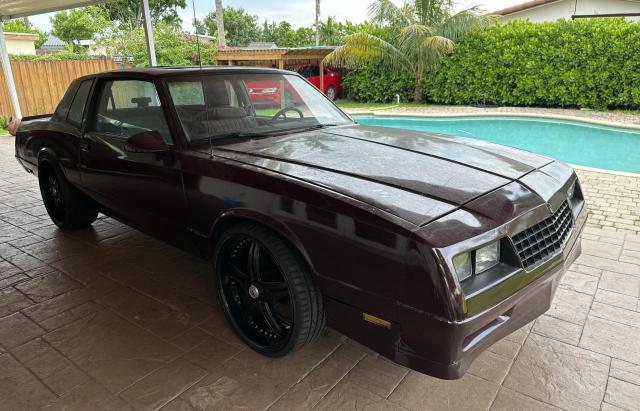 Photo 1 from auction – 1986 CHEVROLET MONTE CARL with VIN 1G1GZ37G9GR123769