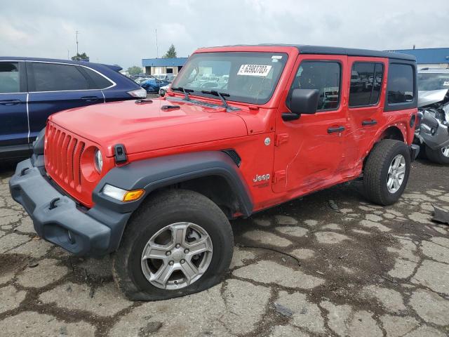 JEEP WRANGLER U 2019 with VIN 1C4HJXDN0KW593602 - Photo from auction
