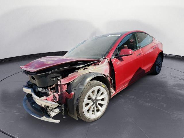 TESLA MODEL 3 2022 with VIN 5YJ3E1EB1NF144826 - Photo from auction