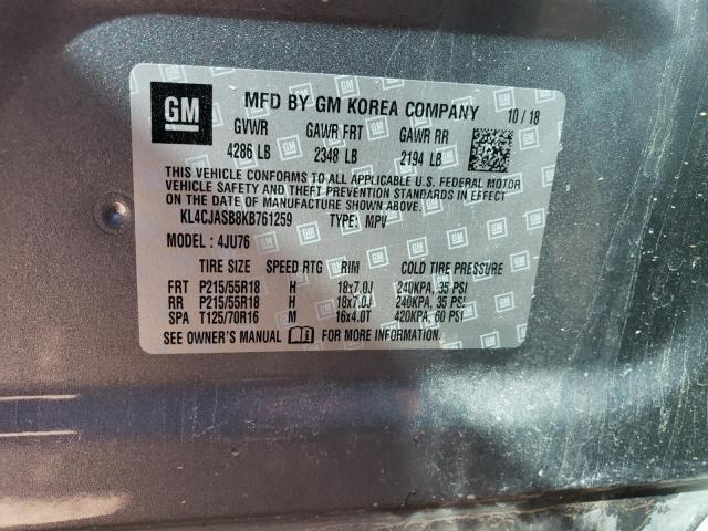 Photo 14 from auction – 2019 BUICK ENCORE PRE with VIN KL4CJASB8KB761259