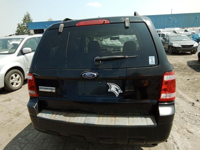 Photo 6 from auction – 2009 FORD ESCAPE XLT with VIN 1FMCU037X9KA92970