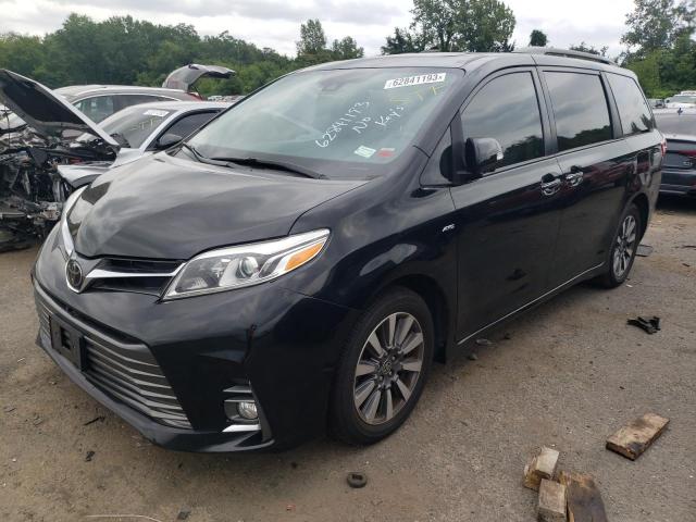 TOYOTA SIENNA XLE 2020 with VIN 5TDDZ3DC4LS242840 - Photo from auction