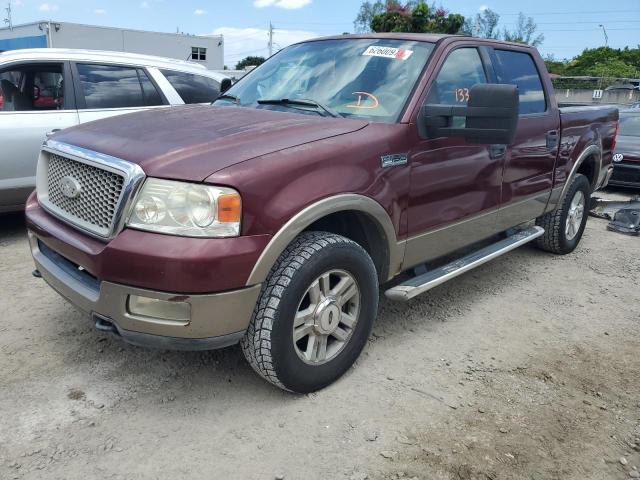 FORD F150 SUPER 2004 with VIN 1FTPW145X4KC55063 - Photo from auction