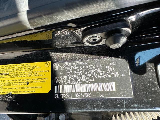 Photo 10 from auction – 2008 LEXUS RX 350 with VIN JTJGK31U680013789