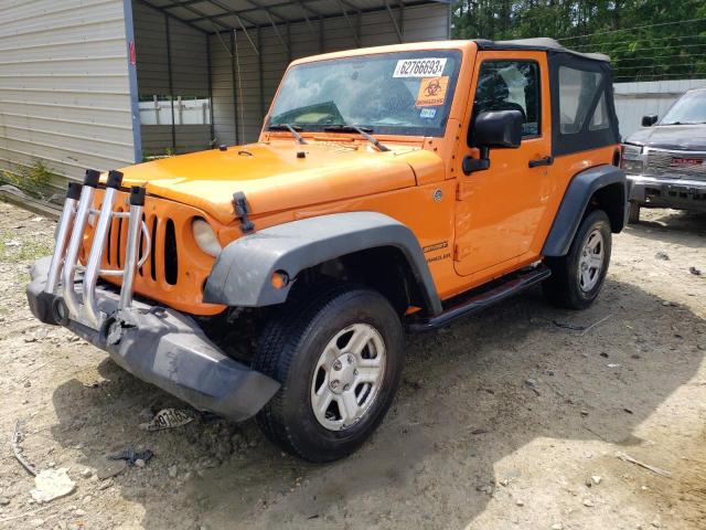 JEEP WRANGLER S 2013 with VIN 1C4AJWAG5DL545129 - Photo from auction