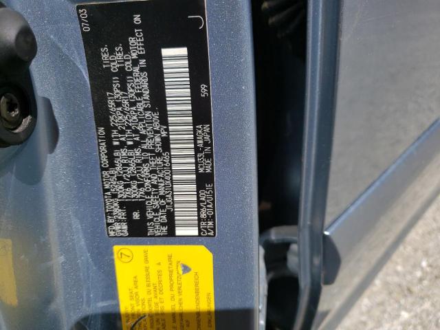 Photo 14 from auction – 2004 LEXUS RX 330 with VIN JTJGA31UX40016465