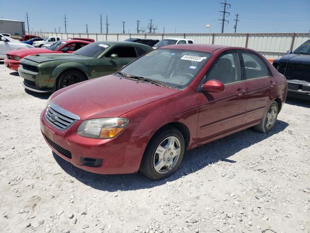 KIA SPECTRA EX 2009 with VIN KNAFE222095641233 - Photo from auction