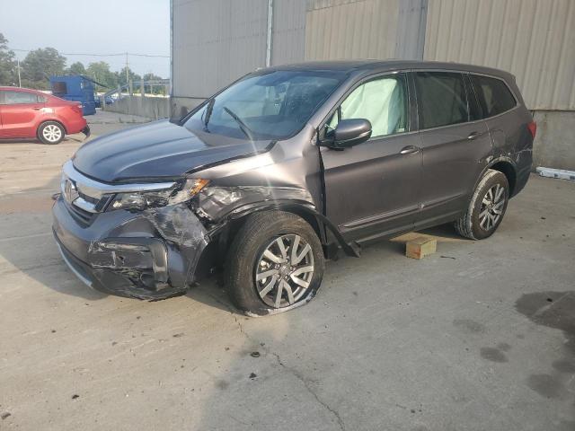 HONDA PILOT EXL 2021 with VIN 5FNYF6H57MB045982 - Photo from auction