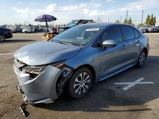 TOYOTA COROLLA LE 2020 with VIN JTDEBRBE2LJ021797 - Photo from auction