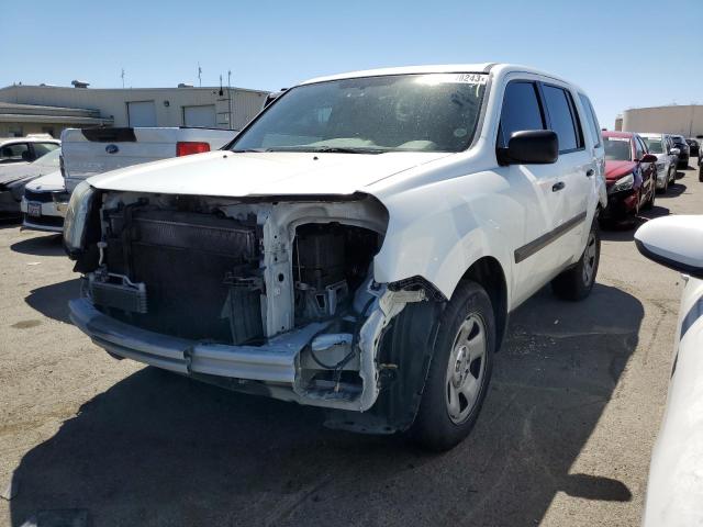 HONDA PILOT LX 2015 with VIN 5FNYF4H21FB042704 - Photo from auction