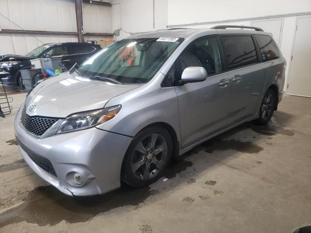 TOYOTA SIENNA SE 2016 with VIN 5TDXK3DC7GS765910 - Photo from auction