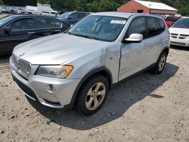BMW X3 XDRIVE2 2011 with VIN 5UXWX5C59BL701596 - Photo from auction