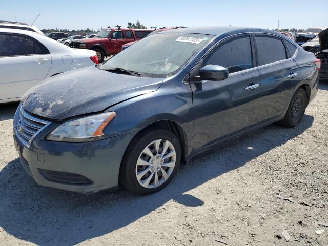 NISSAN SENTRA S 2014 with VIN 1N4AB7AP2EN852207 - Photo from auction