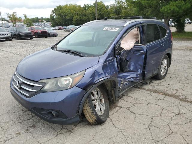 HONDA CR-V EXL 2014 with VIN 2HKRM4H75EH667807 - Photo from auction