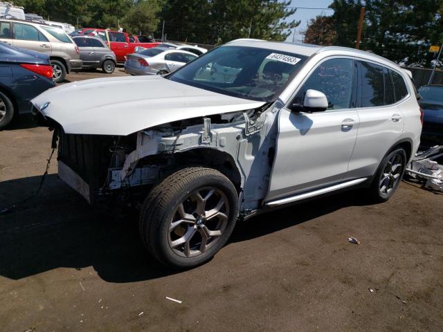 BMW X3 XDRIVE3 2021 with VIN 5UXTY5C01M9E30136 - Photo from auction