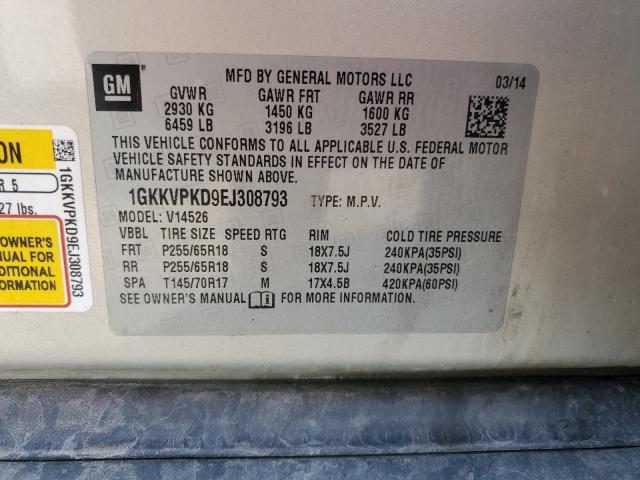 Photo 14 from auction – 2014 GMC ACADIA SLE with VIN 1GKKVPKD9EJ308793