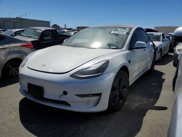 TESLA MODEL 3 2022 with VIN 5YJ3E1EB5NF184519 - Photo from auction