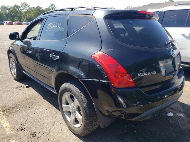 Photo 2 from auction – 2005 NISSAN MURANO SL with VIN JN8AZ08W85W413151