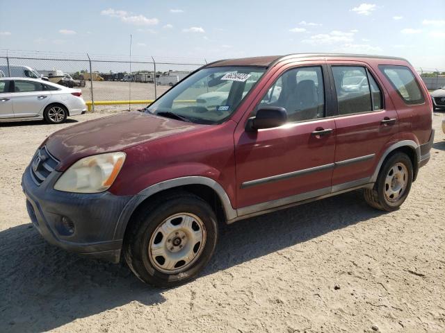 HONDA CR-V LX 2005 with VIN JHLRD68525C009502 - Photo from auction