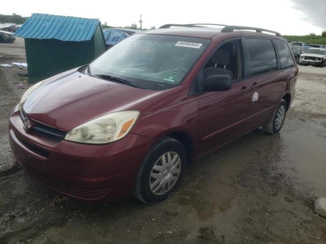 TOYOTA SIENNA CE 2005 with VIN 5TDZA23CX5S350620 - Photo from auction