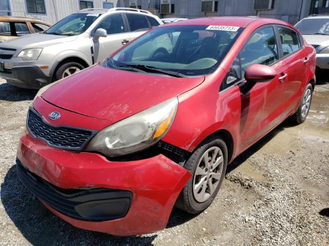 KIA RIO LX 2014 with VIN KNADM4A38E6390238 - Photo from auction