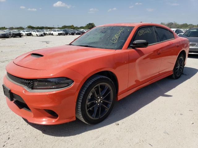 DODGE CHARGER GT 2022 with VIN 2C3CDXMG3NH154047 - Photo from auction