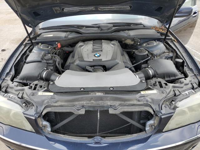 Photo 11 from auction – 2006 BMW 750 LI with VIN WBAHN83546DT59814