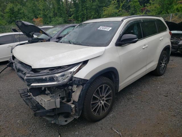 TOYOTA HIGHLANDER 2018 with VIN 5TDJZRFH5JS553995 - Photo from auction