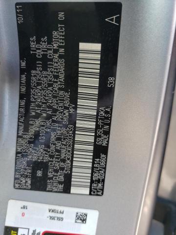 Photo 14 from auction – 2012 TOYOTA SIENNA XLE with VIN 5TDDK3DCXCS033459