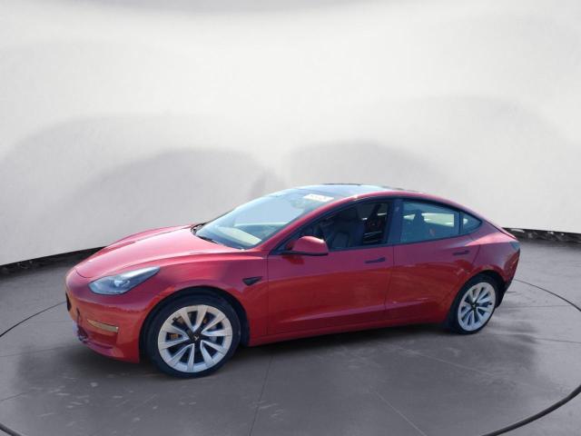 TESLA MODEL 3 2022 with VIN 5YJ3E1EB9NF145366 - Photo from auction