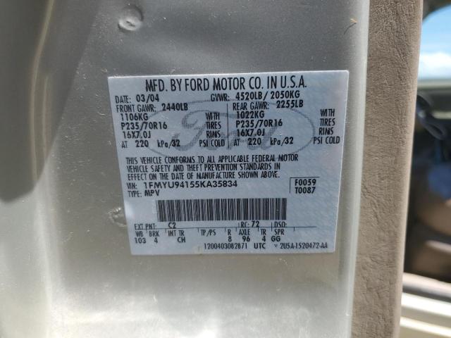 Photo 14 from auction – 2005 FORD ESCAPE LIM with VIN 1FMYU94155KA35834