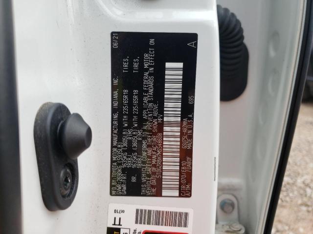 Photo 14 from auction – 2021 TOYOTA HIGHLANDER with VIN 5TDGZRBH7MS548608
