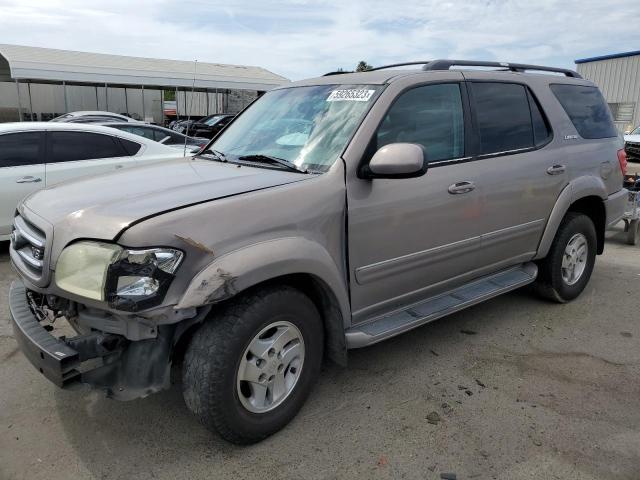 TOYOTA SEQUOIA LI 2002 with VIN 5TDZT38A12S104591 - Photo from auction