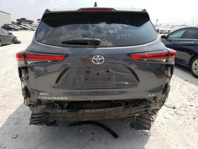 Photo 6 from auction – 2020 TOYOTA HIGHLANDER with VIN 5TDGZRAHXLS011943